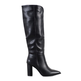 Seastar Elegantní boty s eko kůží černý