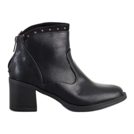 Kylie Neformální kožené boty černá