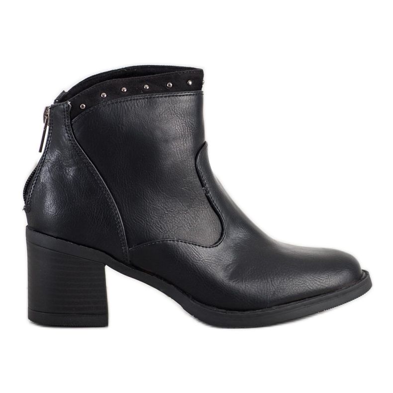 Kylie Neformální ekologické kožené boty černá