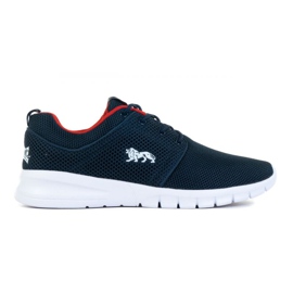 Boty Lonsdale Sivas 2 ZLMA505 Navy/Červená modrý