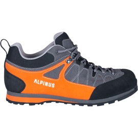 Trekové boty Alpinus The Ridge Low Pro antracitově oranžové GR43298 černý pomerančový šedá