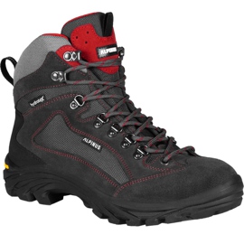 Trekové boty Alpinus Dragon High Tactical graphite-red GR43305 červený vícebarevný