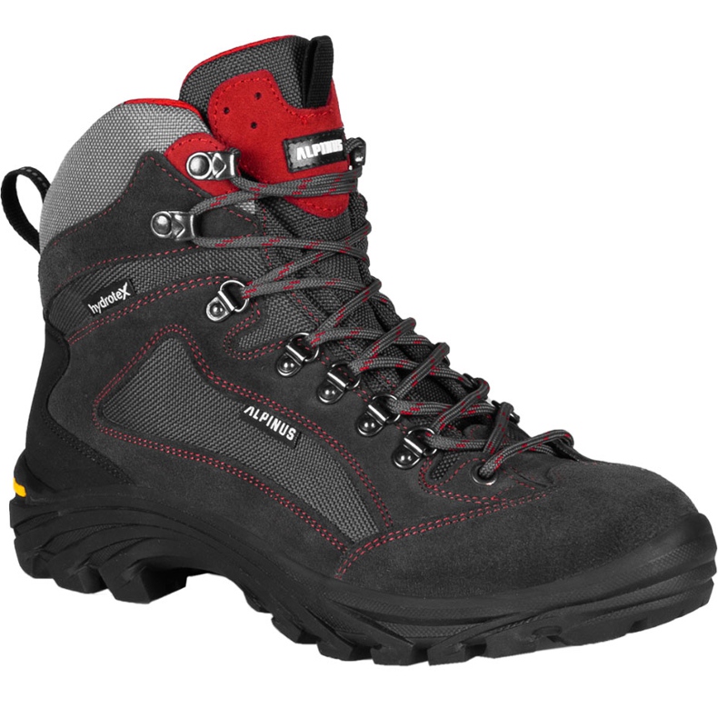 Trekové boty Alpinus Dragon High Tactical graphite-red GR43305 červené vícebarevný