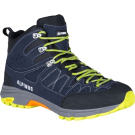 Trekové boty Alpinus Tromso High Tactical navy blue GR43332 černý námořnická modř