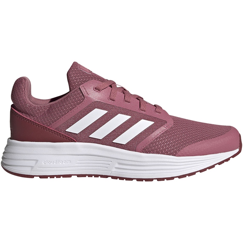 Dámské běžecké boty adidas Galaxy 5 burgundy FW6124 bílý červené Dámské běžecké boty adidas Galaxy 5 burgundy FW6124 bílý červené