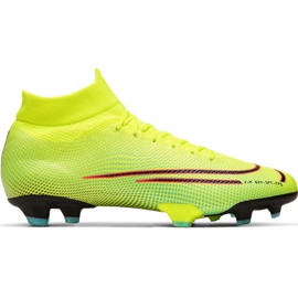 Kopačky Nike Mercurial Superfly 7 Pro Mds Fg BQ5483 703 bílá, černá, růžová žluť