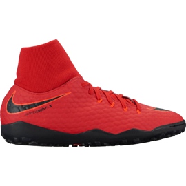 Kopačky Nike Hypervenom X Phelon 3 Df Tf 917769 616 červený červený