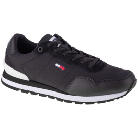 Boty Tommy Hilfiger Jeans Lifestyle Mix Runner M EM0EM00578-BDS černý