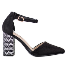 Goodin Lodičky s ozdobnou patou černý