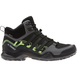Pánské boty Adidas Terrex Swift R2 Mid Gtx černé EH2281 černý šedá zelený