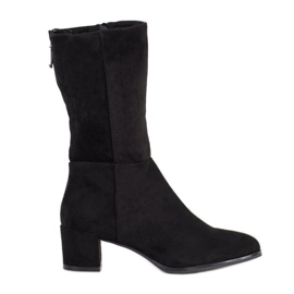 Vysoké boty Sergio Leone černá