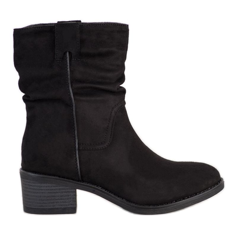 Super Mode Neformální boty s oteplováním černá