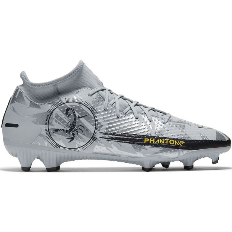 Kopačky Nike Phantom Gt Scorpion Academy Dynamic Fit FG / MG M DA2266 001 modrý stříbrný