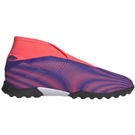 Kopačky Adidas Nemeziz.3 Ll Tf Junior purpurově růžové EH0584 fialová