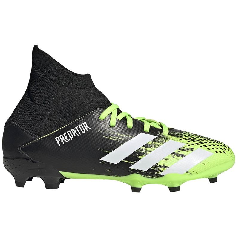 Adidas Predator 20.3 Fg Dětské kopačky černé a zelené EH3024 zelená zelená