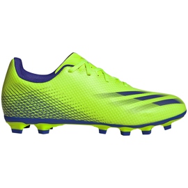 Kopačky Adidas X Ghosted.4 FxG zelené EG8194 zelený zelený