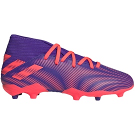 Kopačky adidas Nemeziz.3 Fg Junior purple EH0580 fialový Kopačky adidas Nemeziz.3 Fg Junior purple EH0580 fialový