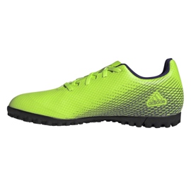 Kopačky Adidas X Ghosted.4 Tf M EG8238 vícebarevný zelený