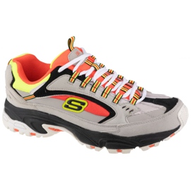 Skechers Stamina-Cutback M 51286-GYOR pomerančový šedá vícebarevný