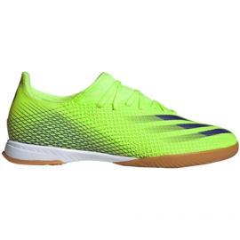Kopačky Adidas X Ghosted.3 In M EG8207 oranžová, zelená zelený