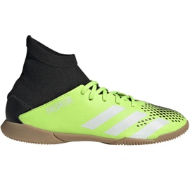 Kopačky Adidas Predator 20.3 In Junior EH3028 vícebarevný zelený