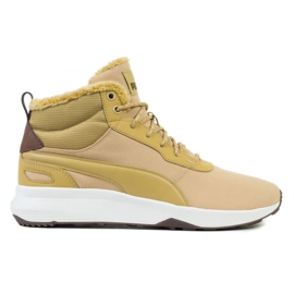 Puma St Activate Mid Wtr M 369784 02 béžový hnědý žluť