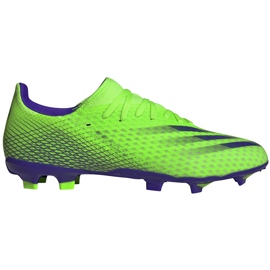 Kopačky Adidas X Ghosted.3 Fg zelené EG8192 zelený zelený