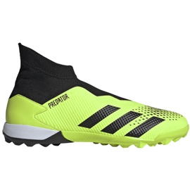 Kopačky Adidas Predator 20.3 Ll Tf M EH2916 vícebarevný zelený