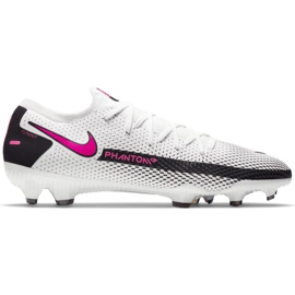 Fotbalová obuv Nike Phantom Gt Pro Fg CK8451 160 bílá šedá