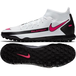 Fotbalová obuv Nike Phantom Gt Club Df Tf CW6670 160 bílá vícebarevný