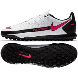 Fotbalová obuv Nike Phantom Gt Club Tf M CK8469 160 bílá vícebarevný