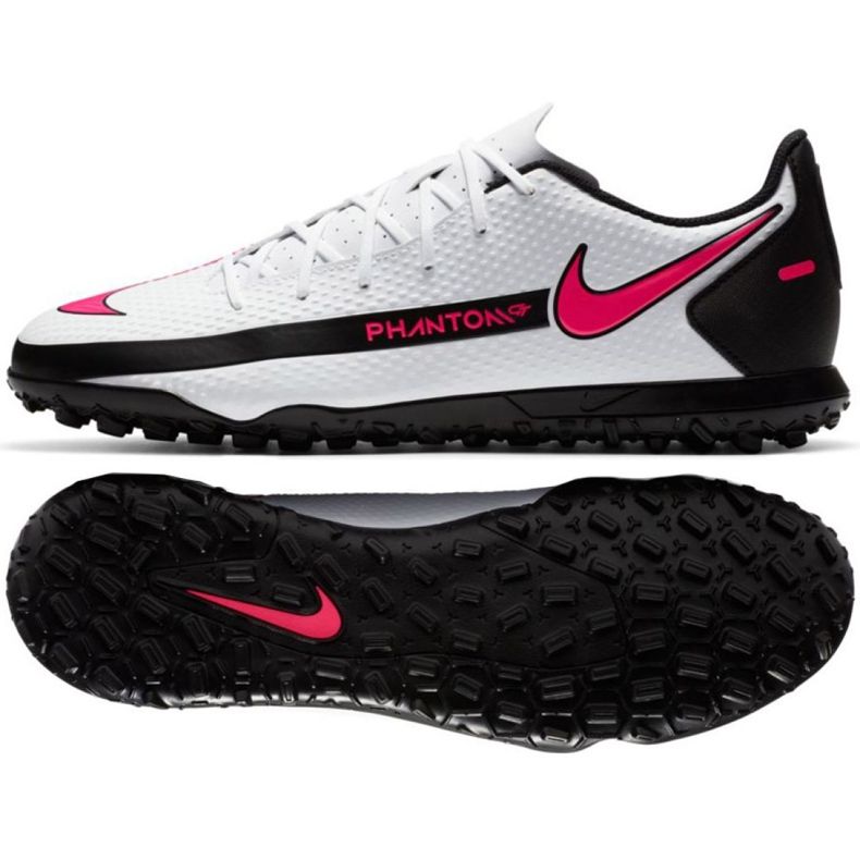 Fotbalová obuv Nike Phantom Gt Club Tf M CK8469 160 bílá vícebarevný