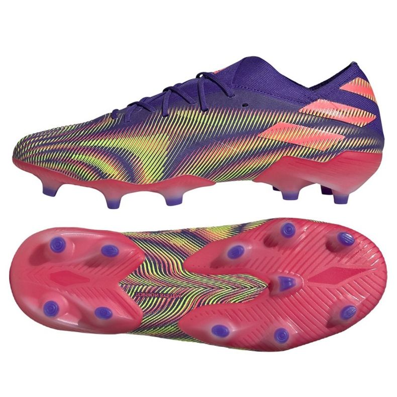 Kopačky Adidas Nemeziz .1 M Fg EH0760 fialový fialový Kopačky Adidas Nemeziz .1 M Fg EH0760 fialový fialový