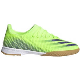 Kopačky Adidas X Ghosted.3 In Jr EG8223 zelený zelený