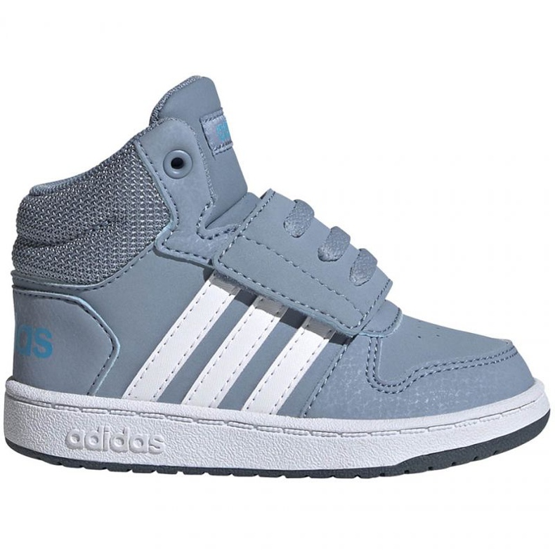 Boty Adidas Hoops Mid 2.0 Jr FW4922 modrý