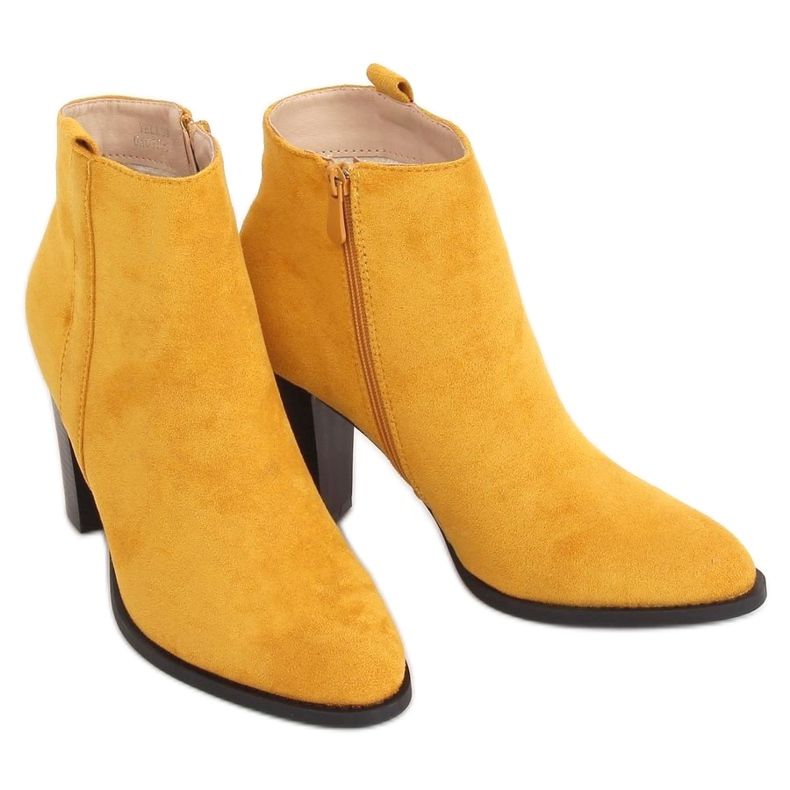 Klasické vysoké podpatky UK09P Žlutý med žlutá