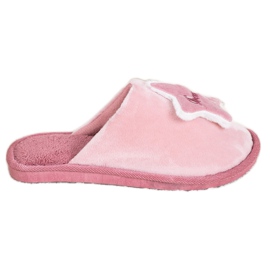 Bona Pohodlné pantofle snů bílý růžový Bona Pohodlné pantofle snů bílý růžový