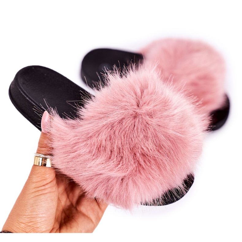 Dětské růžové pantofle Fashionista růžový