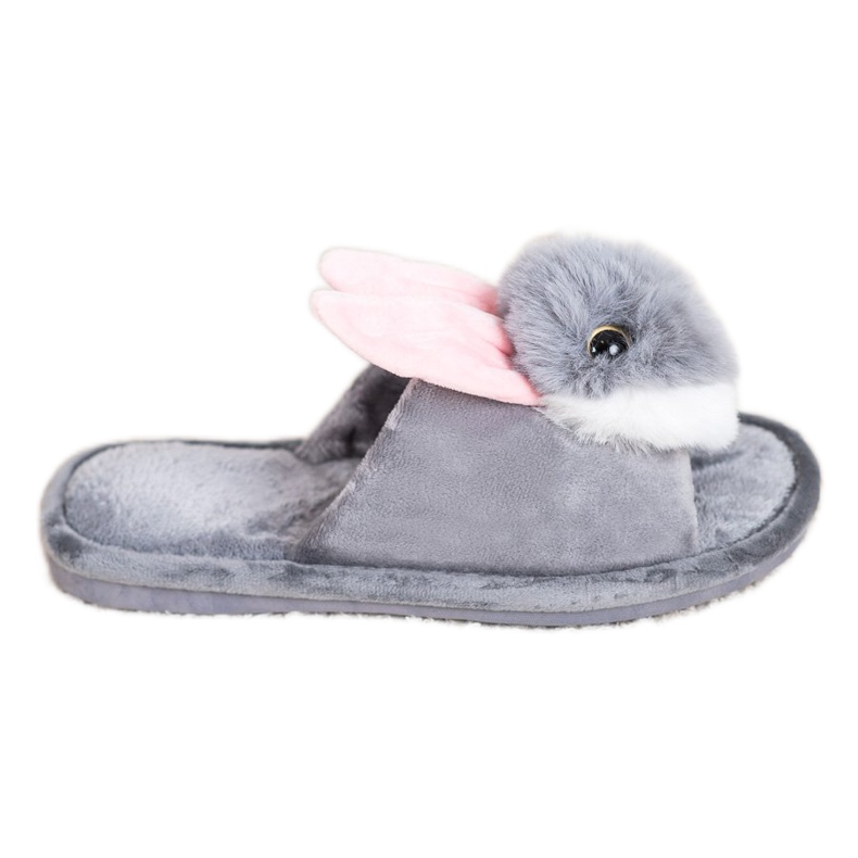 Bona Bunny pantofle šedá