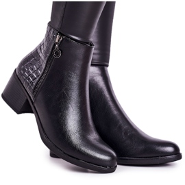 PJ1 Dámské teplé boty na vysokém podpatku, zvířecí potisk, černé sebevědomí černá PJ1 Dámské teplé boty na vysokém podpatku, zvířecí potisk, černé sebevědomí černá