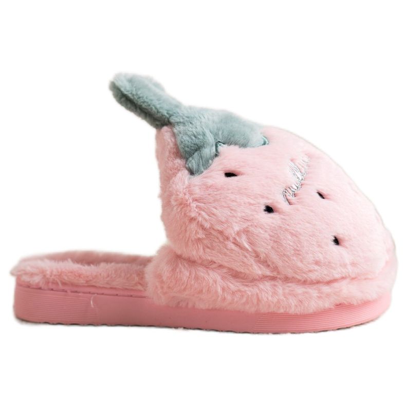 Bona Jahodové pantofle růžový zelená