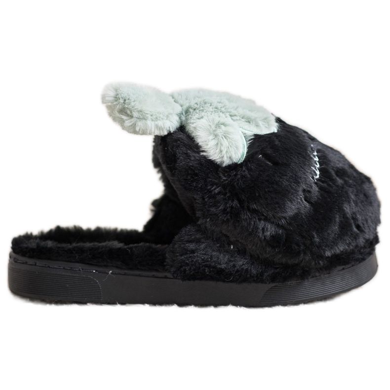 Bona Jahodové pantofle černá šedá