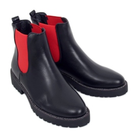 Černé dámské boty Chelsea 15602-9 Black černá