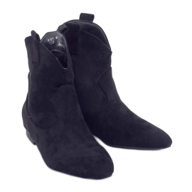 Dámské černé semišové šerpy NC1071 Black černý