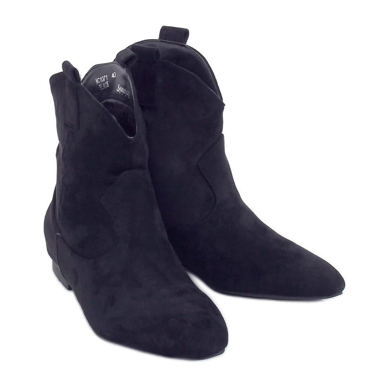 Dámské černé semišové šerpy NC1071 Black černá