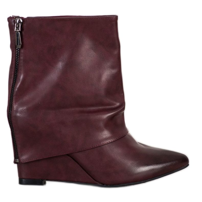 Sweet Shoes Módní klínové boty červené