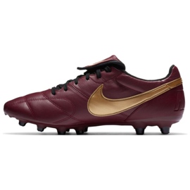 Nike Kopačky Nike Premier Ii Fg M 917803 690 vínové, zlaté červené