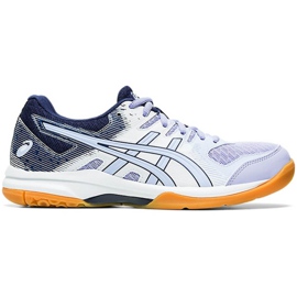 Dámské volejbalové boty Asics Gel Rocket 9 bílo-fialové 1072A034 103 bílý