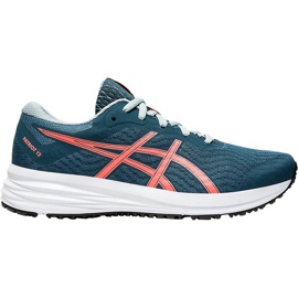Dětské běžecké boty Asics Patriot 12 Gs green 1014A139 400 zelený
