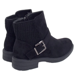Černé dámské boty E2210 Black černý